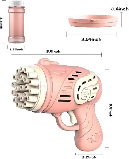 23 Holes Bubble Machine Gun for Kids