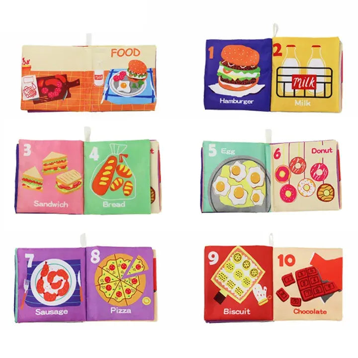 3D Early Education Cloth Book For Kids Toynix