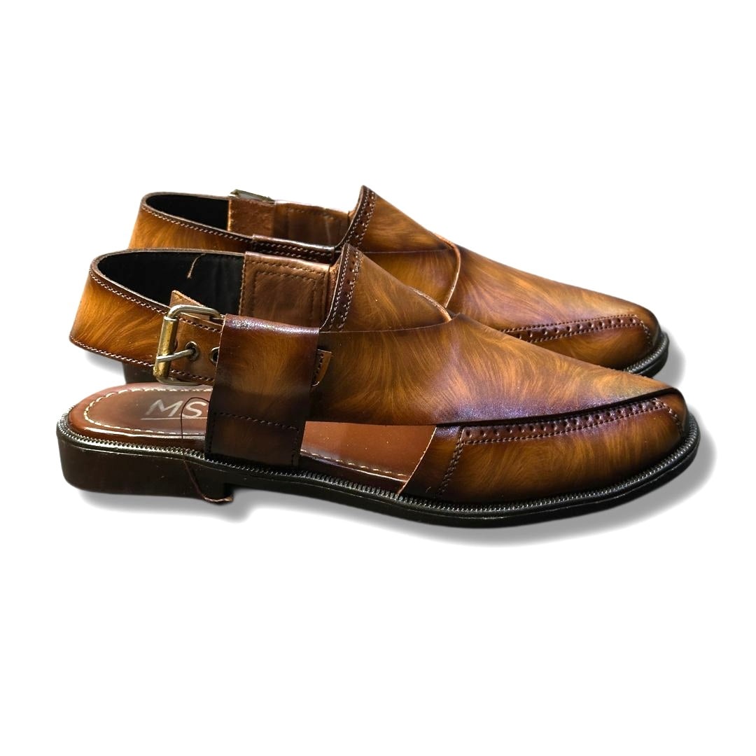 Babar-sheer leather peshawari sandal
