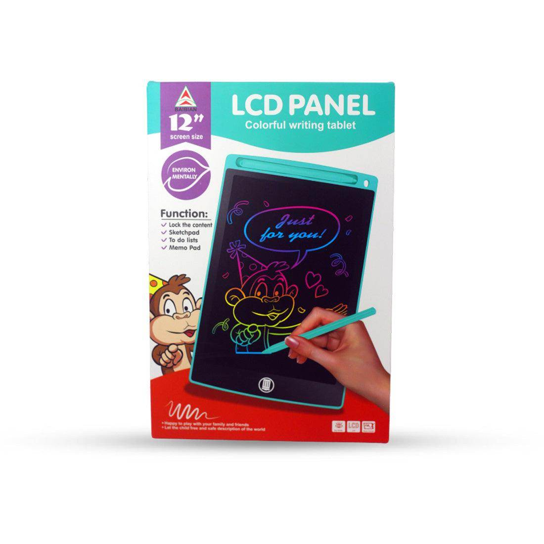 12 Inch LCD Multicolor Screen Writing Tablet Erasable Writing Board