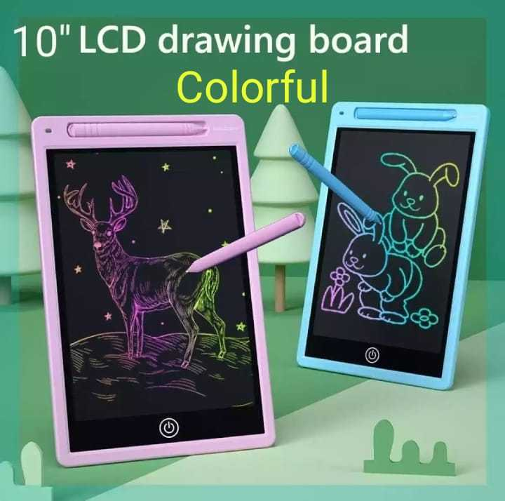10 LCD Multicolor Screen Writing Tablet Erasable Writing Board