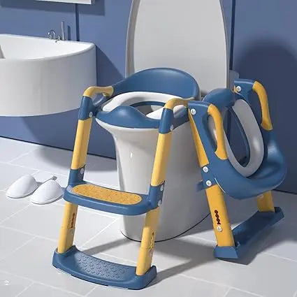 3 In 1 Toilet Seat Toilet Trainer With Ladder (random color)